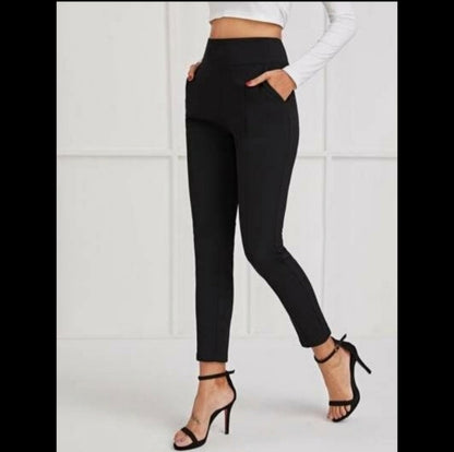 Crne ženske pantalone