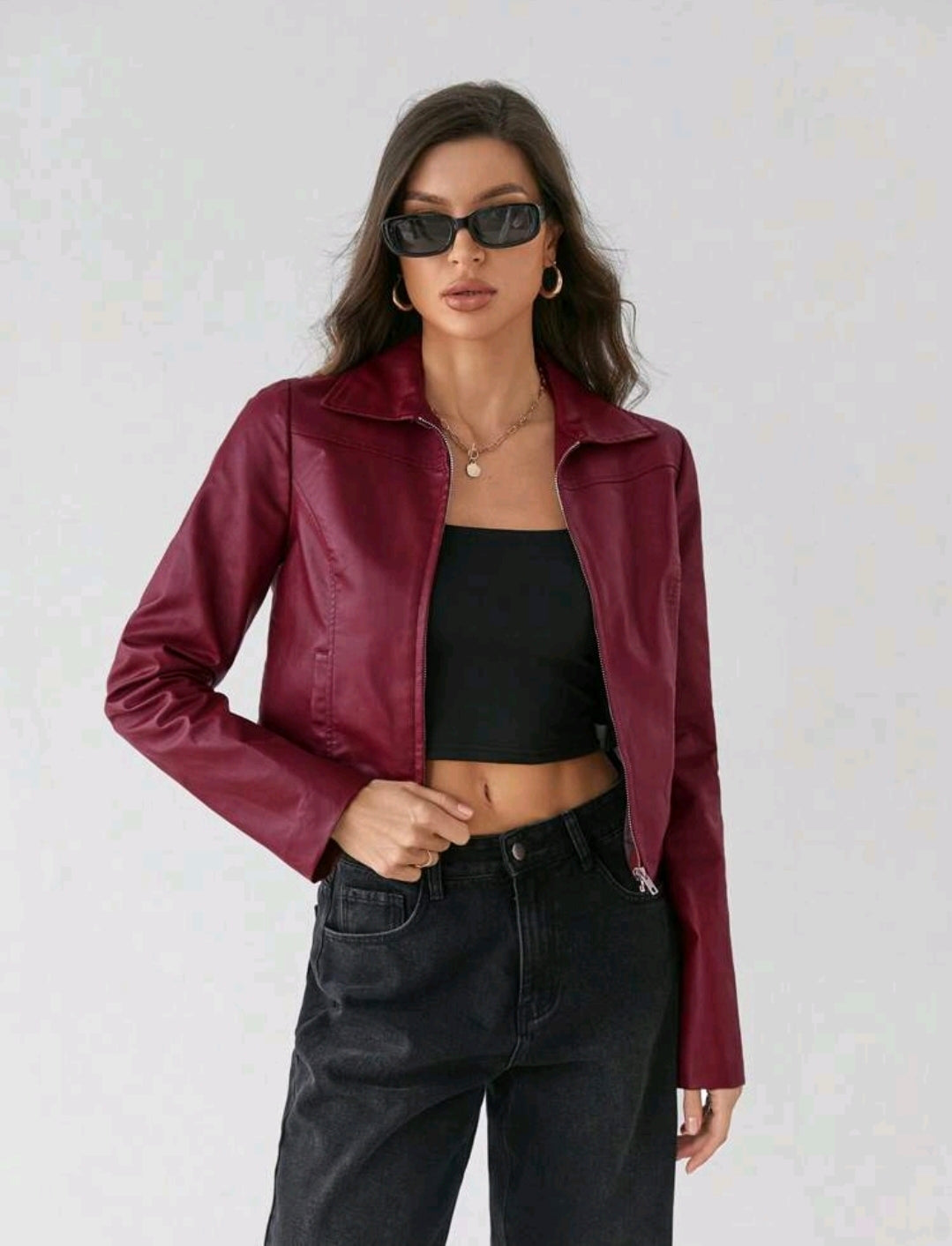 Shein kožna jaknica ➡️S